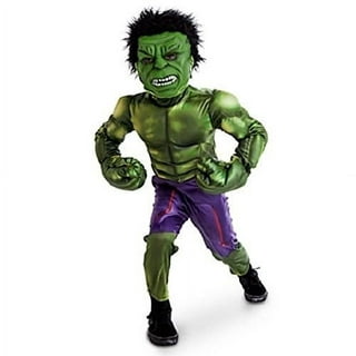 Deluxe Incredible Hulk 3-8 Garçons Déguisement Enfants Marvel Avengers  Costume