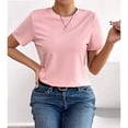 thumbnail image 3 of Women’s T-Shirts Short Sleeve Tops for Women Fitted Crewneck Tee Casual Trendy 2025, 3 of 7