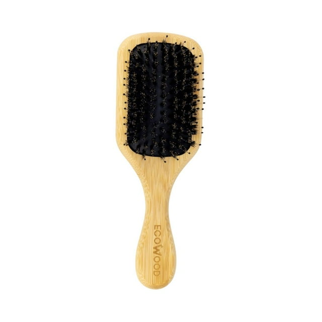 Ecowood Cepillo Cabello Cuadrado Mediano Cerdas de Jabalí Eco Wood Treatment Cepillo cabello cuadrado mediano