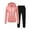 Two Piece Sets for Women Pink, variant on Womens Joggers Sweatsuits Sets 2 Piece Fleece Lined Long Sleeve Sweatshirts Sweatpants Casual Outfits with Pockets Hooded Workout Tracksuits