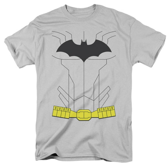 Batman New Batman Uniform S/S Adult 18/1 T-Shirt Silver