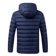 thumbnail image 3 of Ceisia Men's Solid Color Sleeveless Hooded Jacket Warm Casual Gift Outerwear for Layered Wear, 3 of 6