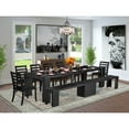 thumbnail image 3 of Luxe by East West Furniture 9-piece Modern Dining Room Table Set a Rectangular Dining Table, 3 of 3