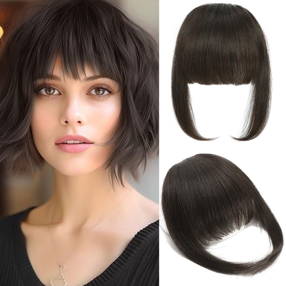 Natural Air Forehead Design Wig With Sideburns Synthetic Thickening Hair Extensions For Women Full Realistic