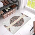 thumbnail image 3 of MKHERT Tribal Ethnic Ornamental Template with Floral Background Doormat Rug Home Decor Floor Mat Bath Mat 30x18 inch, 3 of 3