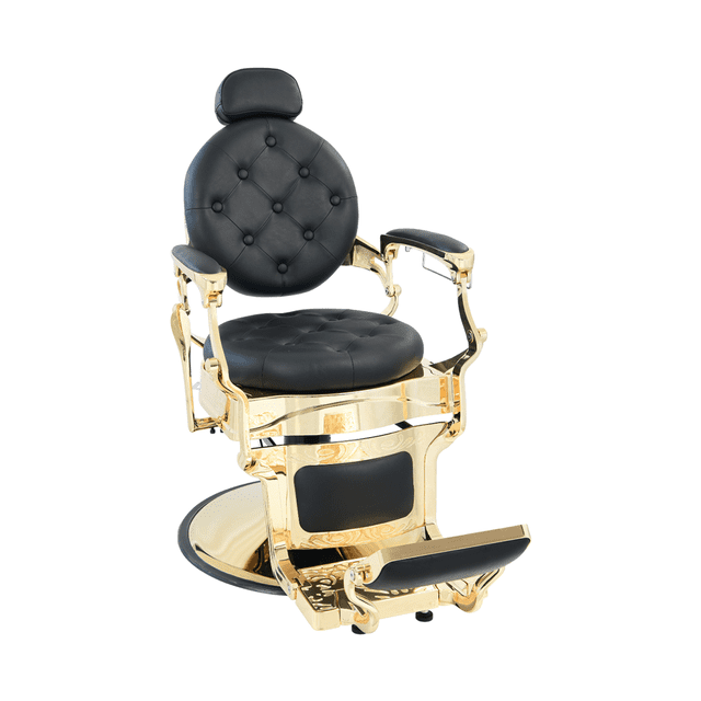 Sillón Barbería Clásico Vanlig Bergamo Hongzi Gold