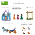 thumbnail image 5 of Vokodo Unisex Princess Castle Doll Playsets, Plastic Multicolor, 5 of 6