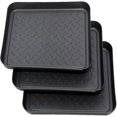 thumbnail image 1 of Set Of 3 Shoe Racks, Shoe Drip Tray Made Of Plastic, Small Shoe Mat, Drip Mat, Shelf, Shoe Tray, Shoe Tub, Drip Tray, 35x27x3 Cm, 1 of 4