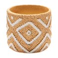 thumbnail image 1 of 5.5" Verona Round Stone Weave Planter, 1 of 3