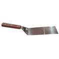 thumbnail image 2 of Sunrise 8" x 3" Stainless Steel Turner Spatula with Wood Handle (Flexible Blade) for Griddle, Hibachi, Teriyaki & BBQ Grill Cooking, 2 of 7