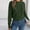 Army Green, variant on Titcea Sweaters for Women 2024 Solid Color Crewneck Buttons Long Sleeve Sweater Cute Elegant Sexy Casual Pullover Tops