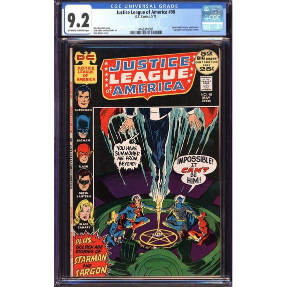 Justice League of America #98 - CGC 9.2 Comic Book