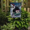 thumbnail image 2 of Old English Sheepdog Christmas Snow Garden Flag, 2 of 3