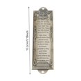 thumbnail image 5 of Tizuqe Easy Installation Spanish Metal Mezuzah Case for Luxurious Door Aesthetic Decors, 5 of 8