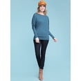thumbnail image 4 of Made by Johnny Women's Batwing Long Sleeve Top XXXL DENIM, 4 of 6