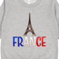 thumbnail image 3 of Inktastic France Eiffel Tower Flag in Text Toddler Sweatshirt, 3 of 4