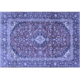 thumbnail image 1 of Ahgly Company Machine Washable Indoor Rectangle Persian Blue Traditional Area Rugs, 4' x 6', 1 of 4