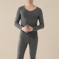 thumbnail image 4 of Men’s Long Sleeve Undershirt and Long Underwear Set Thermal Base Layer, 4 of 4