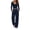 Navy, variant on XRoczxe Women’s 2‑Piece Outfit Set, V‑Neck Long Sleeve Crop Top & Drawstring High Waist Wide Leg Pants with Pockets
