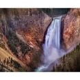 thumbnail image 3 of Palacios, Ignacio 14x12 Black Modern Framed Museum Art Print Titled - Lower Falls Grand Canyon, 3 of 5