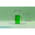 thumbnail image 3 of Regadera de plástico con pico largo para plantas de interior - Escala transparente mensurable - Boquilla desmontable - Pequeña - Plantas colgantes/plantas de interior/suculentas/flores/jardinería, 3 of 6