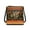Orange-Aztec Hummingbird, variant on Leather Crossbody Shoulder Purse for Woman, Chinese Dragon Sling Hobo Bag Multi Pockets Satchel Handbag with Adjustable Strap, Orange