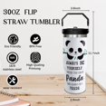 thumbnail image 6 of 30oz Panda Tumbler with Handle and Straw, Panda Gifts for Women,Girls, Panda Insulated Leak Proof Travel Coffee Mug, Reusable Stainless Steel Tumbler for Panda Lovers, 6 of 6