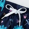 thumbnail image 4 of Boys Swim Trunks with Boxer Brief Liner Compression Swimming Shorts Stretchy UPF Quick Dry Swimsuit, 4 of 10