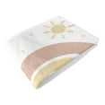 thumbnail image 4 of Sweet Jojo Designs Boho Rainbow Pink Yellow and White Fleece Milestone Baby Blanket 3 Piece Set, 4 of 6
