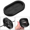 thumbnail image 4 of Unique Bargains Rubber Grommet Oval Double-Sided Mount Size 46 x 23 mm for Wire Protection 10 Pack, 4 of 5
