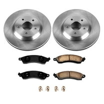 Ultimate Brakes Front Ceramic Brake Pad and Rotor Kit with Hardware WM80421