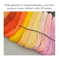 thumbnail image 2 of Labymos R-ainbow Embroidery F-loss 12 Colors Embroidery Kit Set 8m 6 Individual Strands Stitch for, 2 of 8