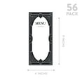 thumbnail image 5 of Koyal Wholesale Art Deco Printable Wedding Paper Menu Cards for DIY Printer, Pack of 52, 5 of 5