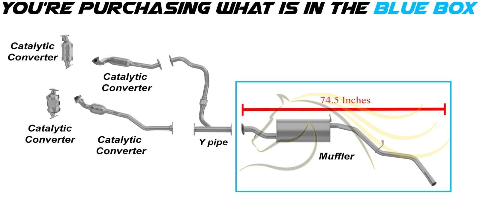Northeastern Exhaust | Stainless Steel Rear Muffler Fits 2002–2004 Nissan Xterra 3.3L | Direct-Fit Replacement