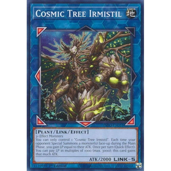 YuGiOh The Infinite Forbidden Common Cosmic Tree Irmistil INFO-EN051