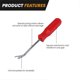 thumbnail image 4 of Car Door Interior Trim Clip Panel Upholstery Fastener Clip Remover Tool Screwdriver Nail Puller, 4 of 5
