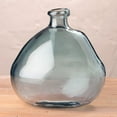 thumbnail image 2 of Plow & Hearth Askew Recycled Glass Balloon Vase, 9" Chocolate, 2 of 2