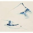 thumbnail image 3 of Hokusai, Katsushika 21x20 Black Modern Framed Museum Art Print Titled - A Person in a Small Boat on a River with Mount Fuji in the BackgroundÂ&nbsp;, 3 of 5