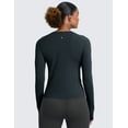 thumbnail image 2 of CRZ YOGA Seamless Long Sleeve Shirts for Women Workout Athletic Running Yoga Tops, 2 of 6