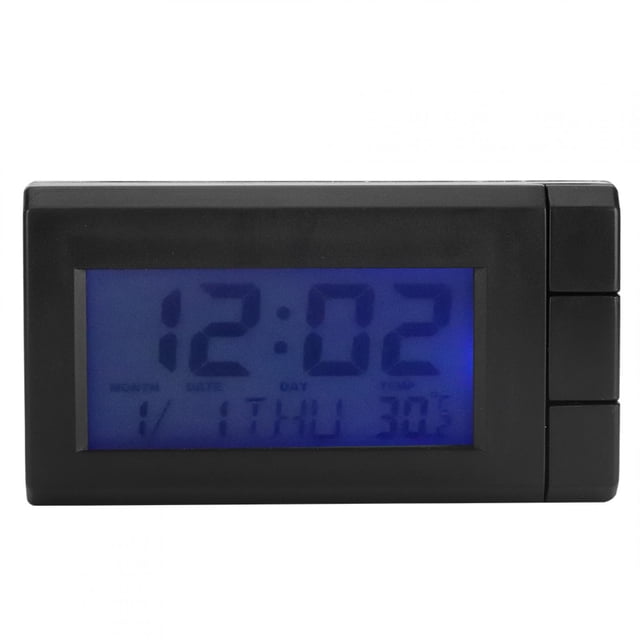 Termómetro digital inalámbrico, termómetro electrónico con visualización de fecha y hora para el hogar, jardín al aire libre