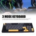 thumbnail image 3 of Mechanical Keyboard, Wireless Gaming Keyboard, BT 2.4G USB C, 75% Layout Wireless Mechanical Keyboard with 98 Keys, Hot Swap Gasket Mount RGB Backlit for Gaming, Typing, 3 of 7