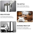 thumbnail image 5 of MRLESS 600ML Stainless Steel Frothing Pitcher with Lid - Coffee Creamer Jug for Espresso and Latte Art, 5 of 7