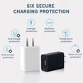 thumbnail image 3 of Fu1997 5V 2A Fast Charging USB Wall Charger, White, Compatible for iPhone, iPad, Samsung, Android, Kindle, Baby Bottle Warmer, 3 of 7