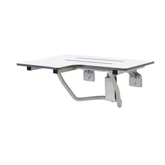 18" Wall Mount Shower Seat, Shower Bench Wall Mount For Inside Shower, Fold Down Shower Seat, Shower Seats For Adults