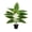 Multicolor B, variant on Large Artificial Money Tree Potted Plant, Lifelike Plastic Faux Plant for Home Office Garden Porch Windowsill Decor, 22 Inches Tall, Green