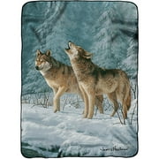 Hautman Brothers 60" x 80" Royal Plush Raschel Throw