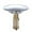 Silver, variant on Universal 66mm Push Bath Plug with 28mm Bouncing Core Metal Stopper for Drains