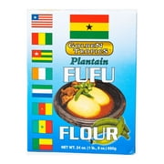 Golden Tropics Plantain Fufu Flour 680g - Authentic and Convenient Plantain-Based Meal Option