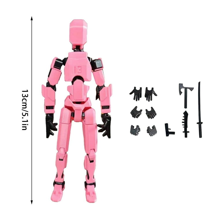 Multi-Jointed Movable Robot 3D Printed Mannequin Toyslucky