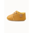 thumbnail image 5 of Gureui Kids Baby Boys Girls Leather Sneakers, Non-Slip Rubber Sole Crib Shoes Infant Oxford Loafers, 5 of 6